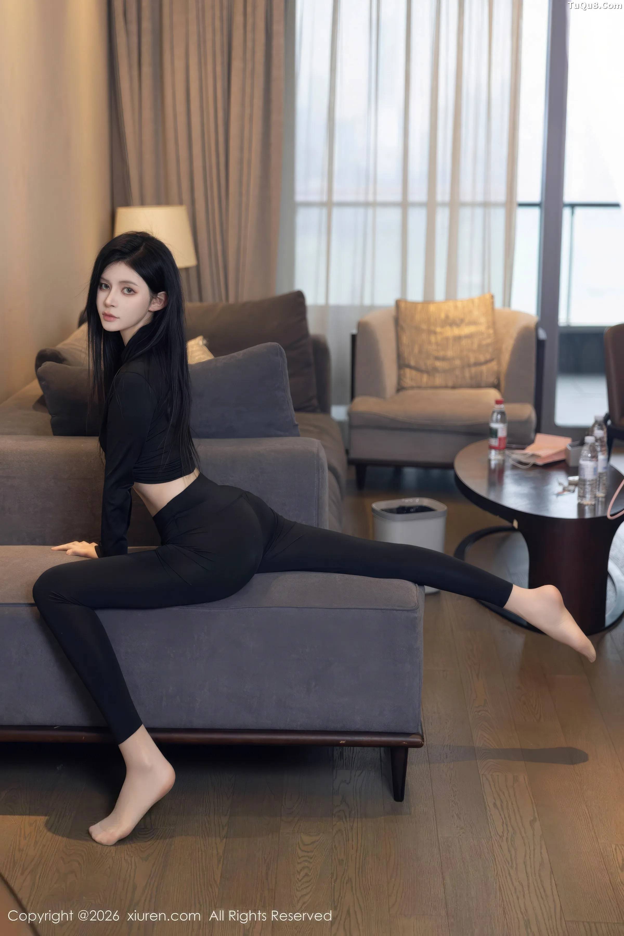 沈如斯性感黑色情趣服饰配超薄肉丝秀曼妙身材绝美写真-流浪吧欢乐园